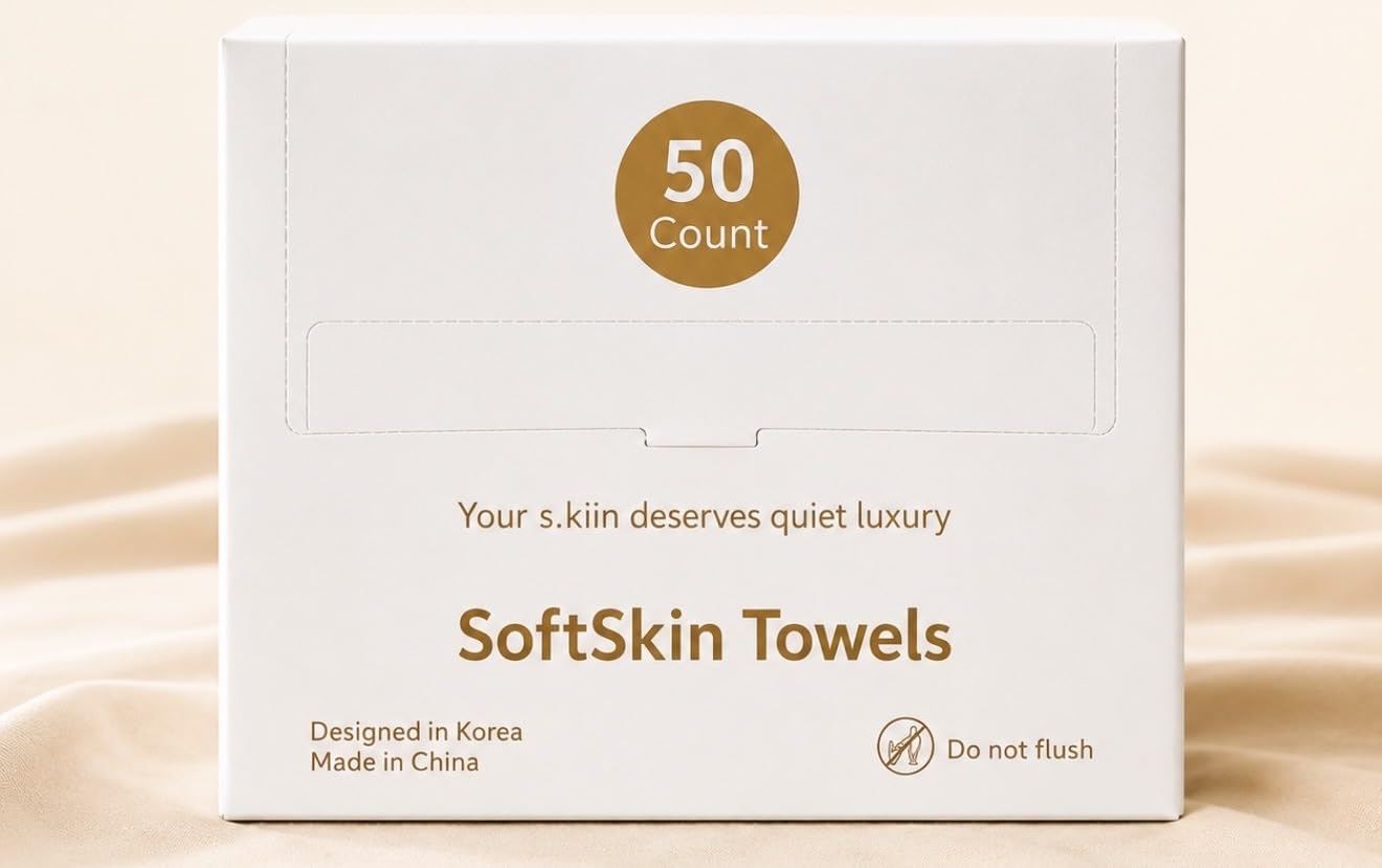 Seon Beauty SoftSkin Towels — ultra-soft disposable facial towels